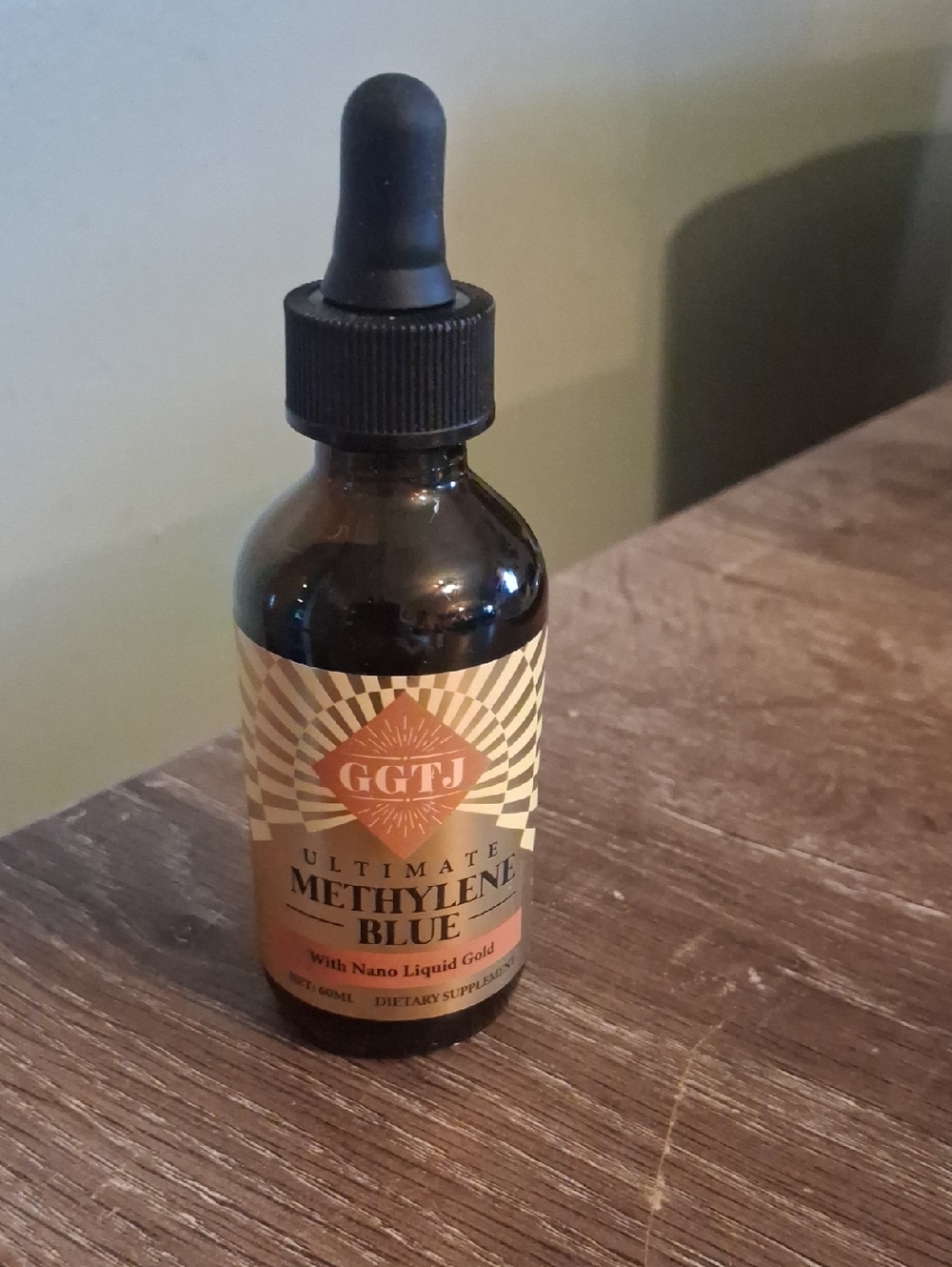 GGTJ Ultimate Methylene Blue Dropper Bottle - Amber Glass